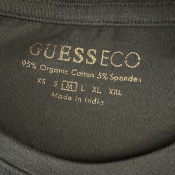 GUESS Green and gold T-Shirt - Picture 2 of 3